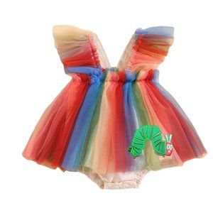 The Very Hungry Caterpillar Outfit Romper Clothes Jumpsuit Birthday Dress